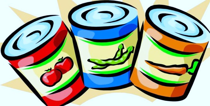 clipart of canned goods