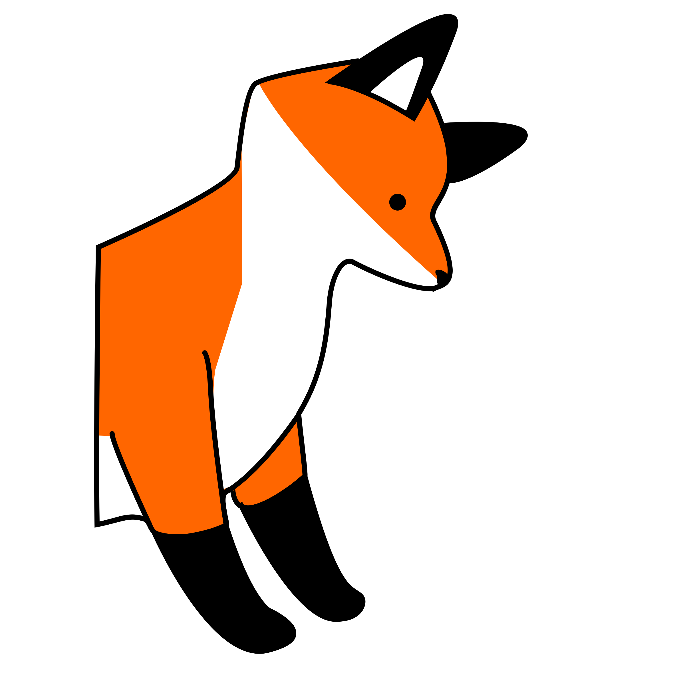 cartoon clipart of a fox - photo #50