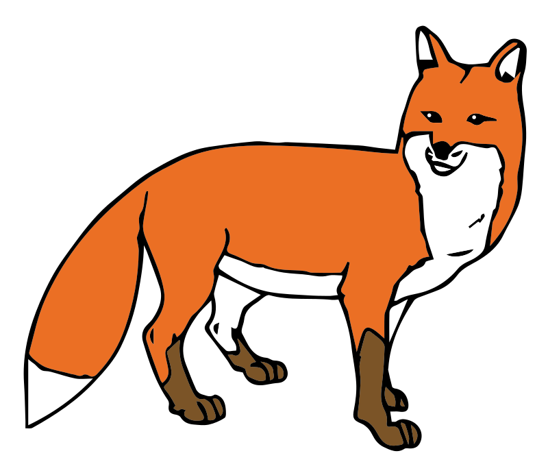 clipart cartoon foxes - photo #7