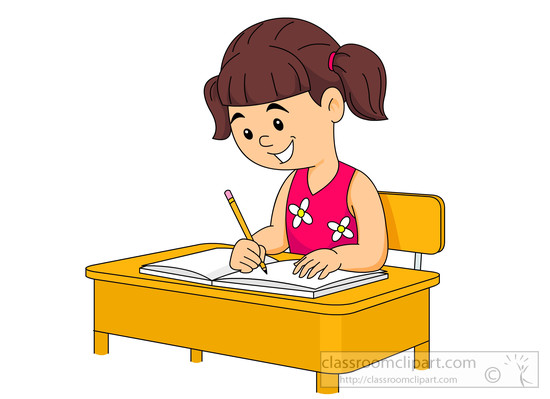 clip art boy and girl writing - photo #31