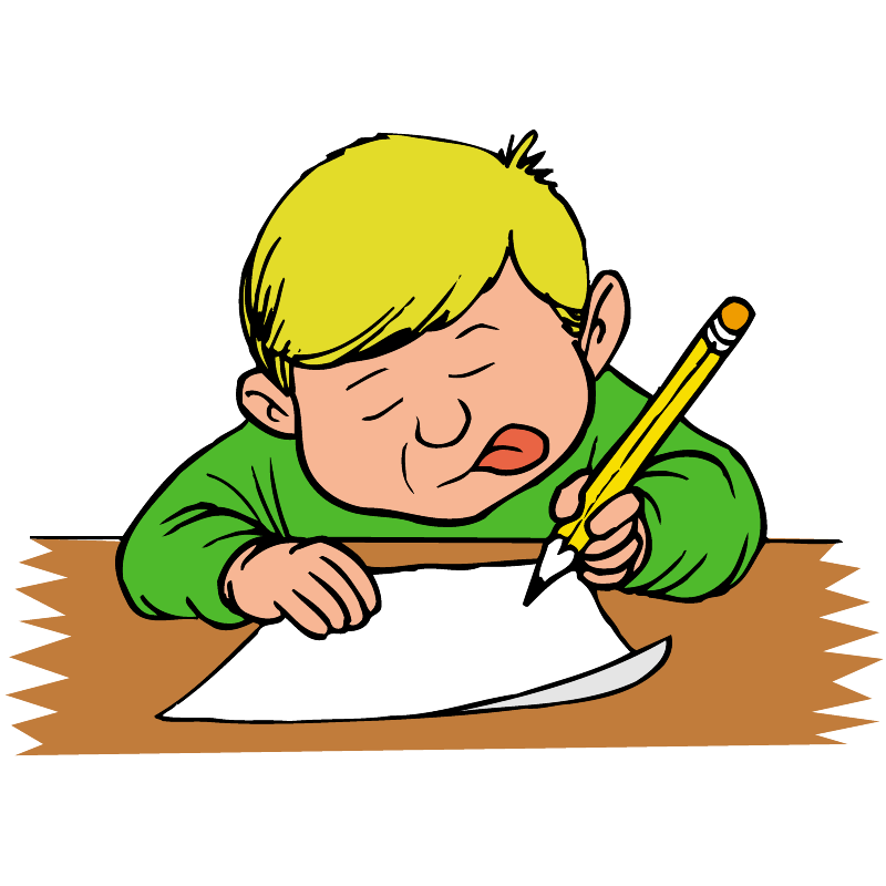 clipart girl writing - photo #44