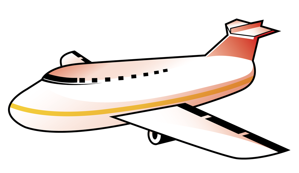 clipart airplane top - photo #33