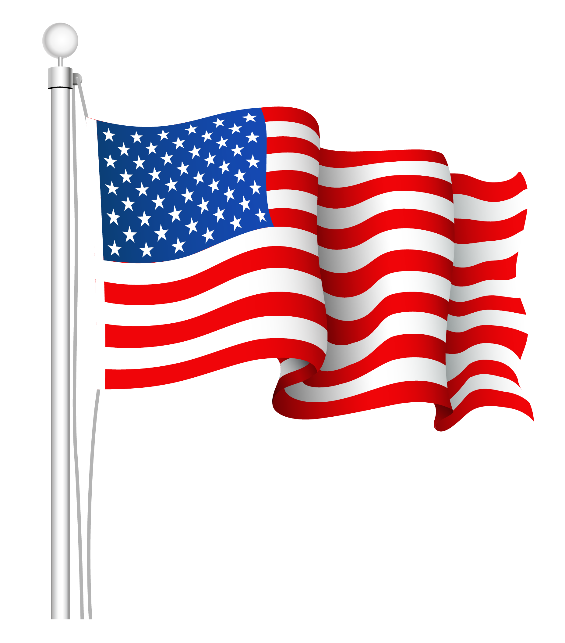 Free American Flag Clipart Pictures - Clipartix