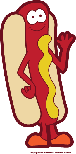 clipart hot dog free - photo #29
