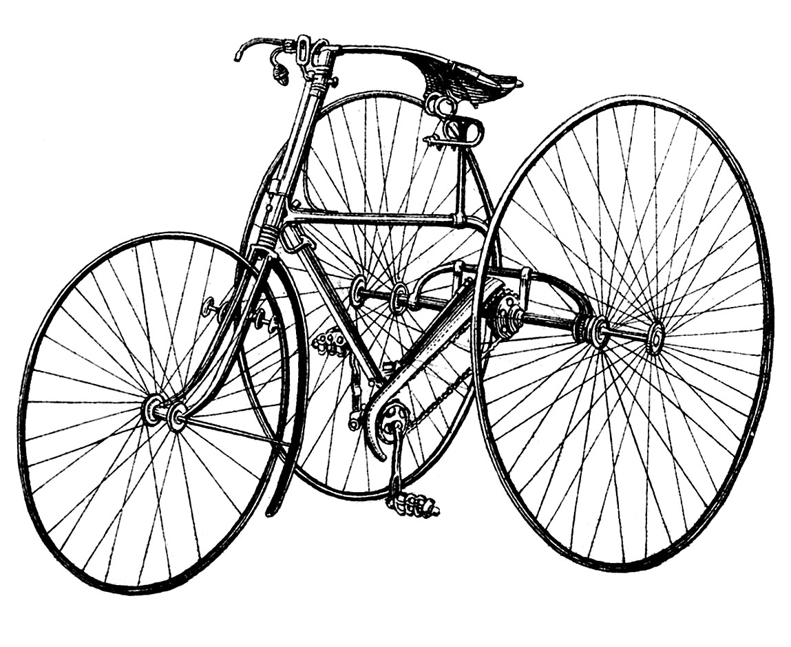 free vintage bicycle clipart - photo #12