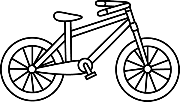 bike outline clip art - photo #5