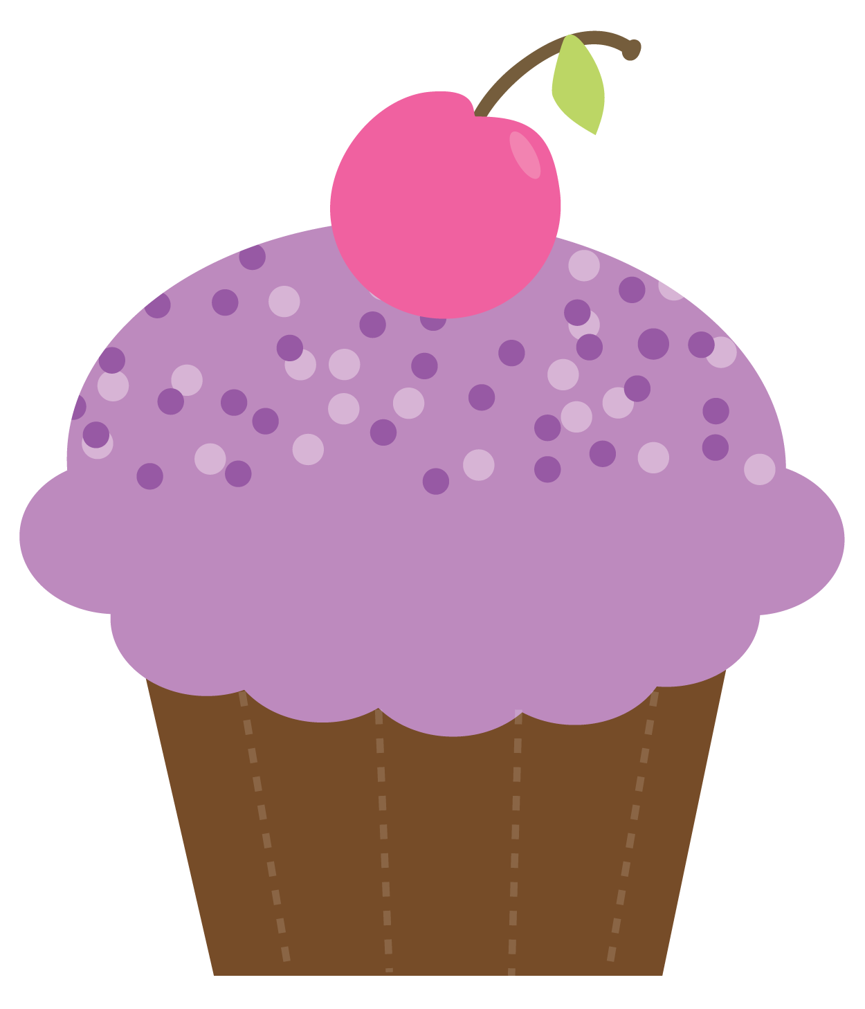 Birthday cupcake clipart - Clipartix