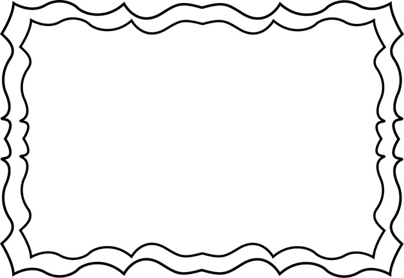 Black and white borders cliparts - Clipartix