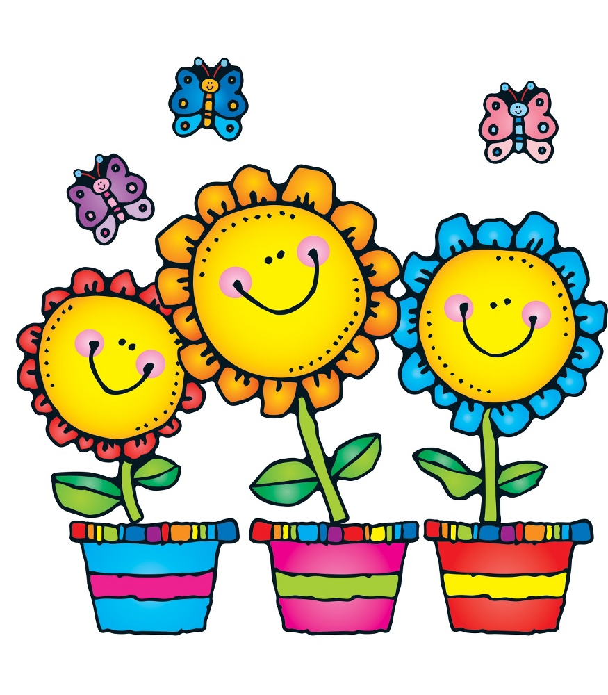 free clipart happy flowers - photo #20