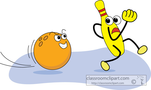 free animated bowling clipart - photo #14
