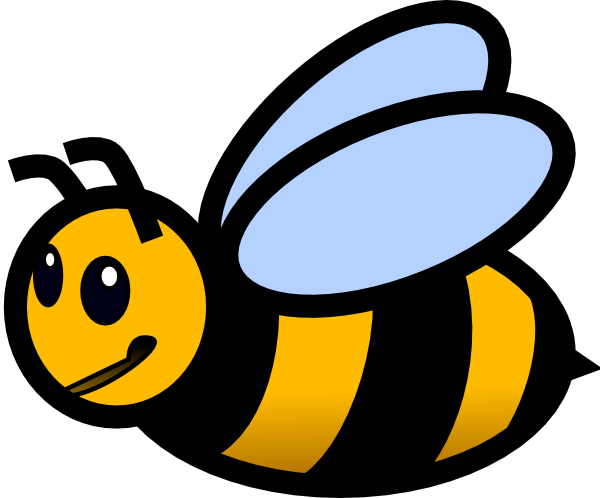 bumble bee clipart black and white - photo #21