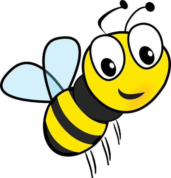 free bee clipart black and white - photo #36