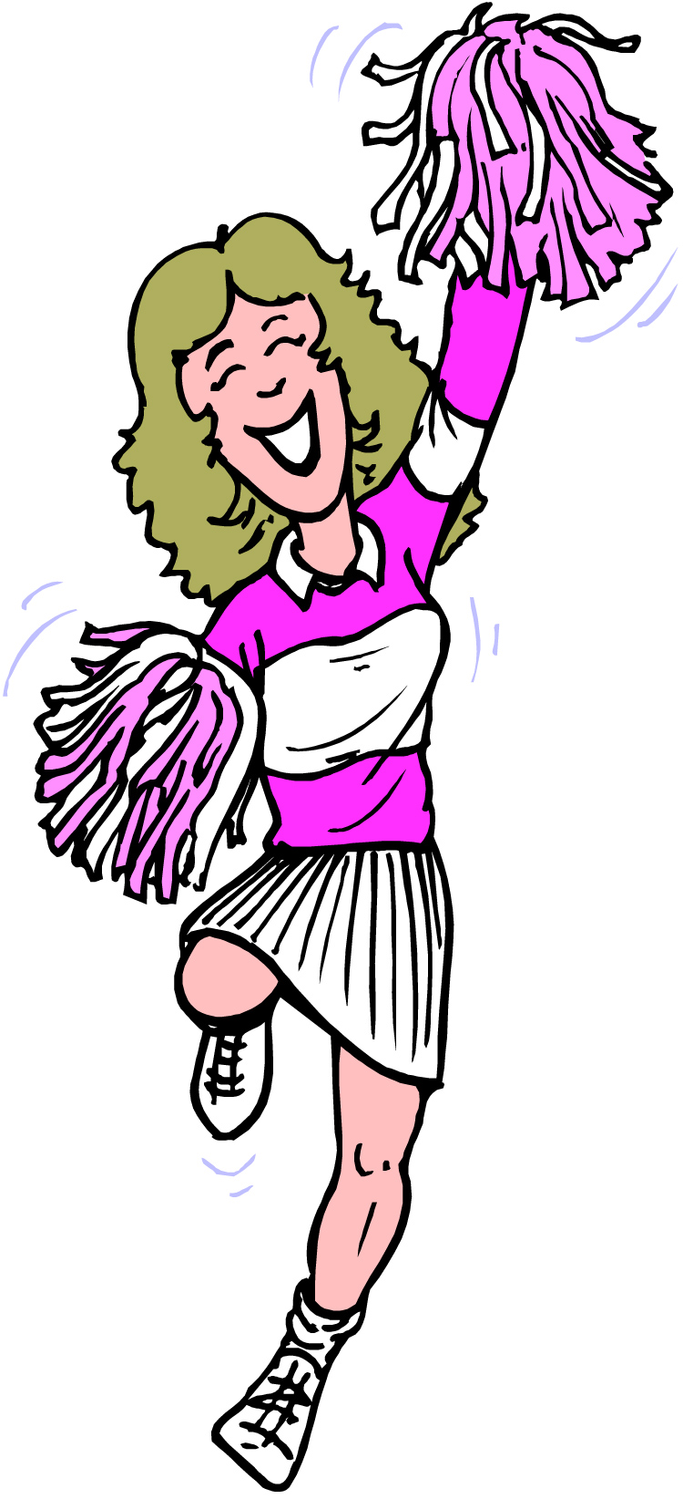 Cheerleader clip art on cheerleading stick figures and cheer - Clipartix