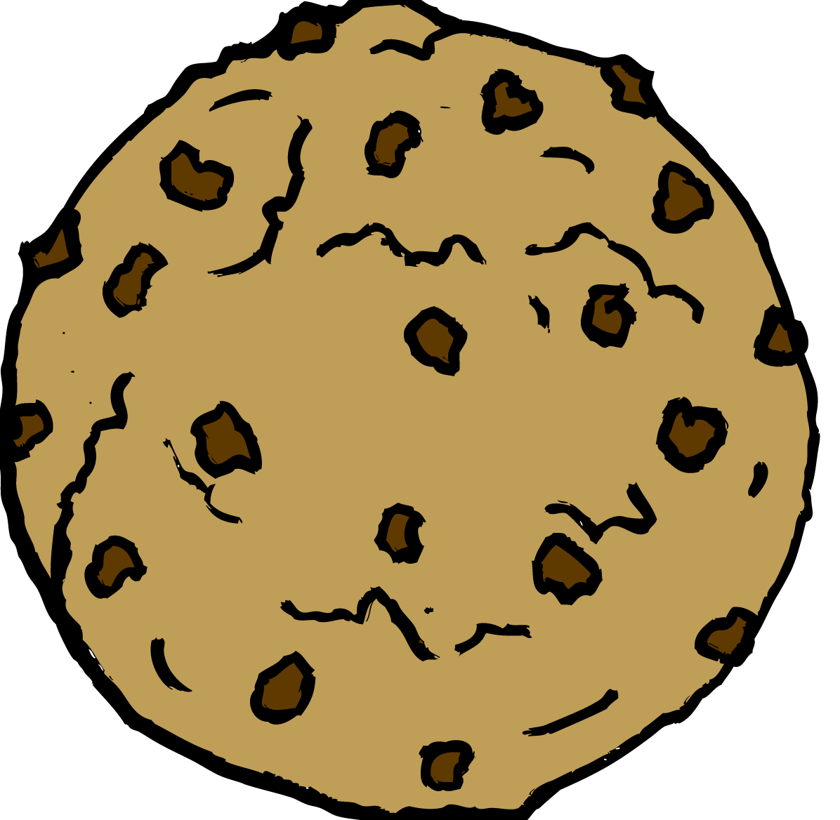 free cookie clipart black and white - photo #34