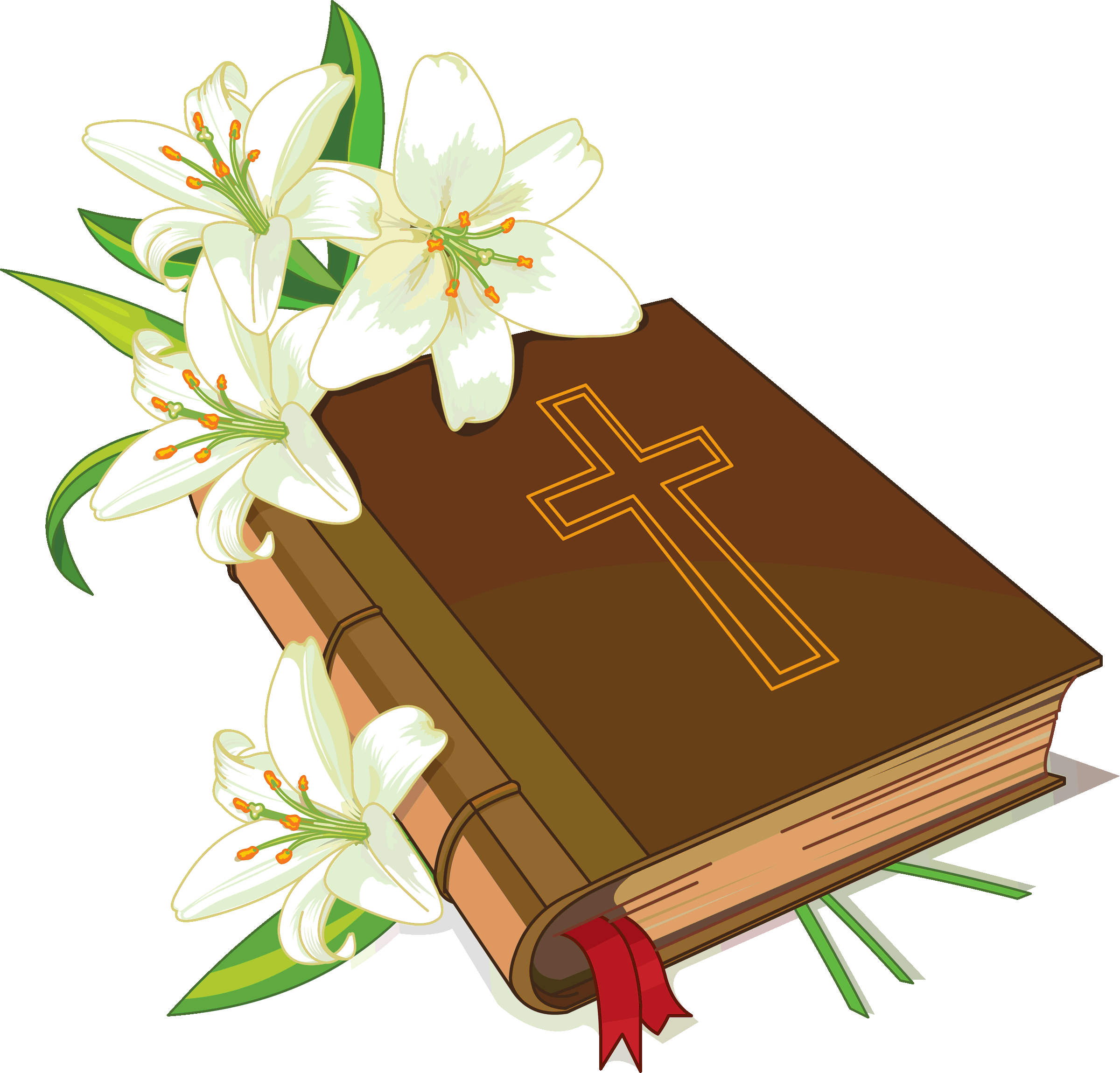 free clip art cross with flowers - photo #17