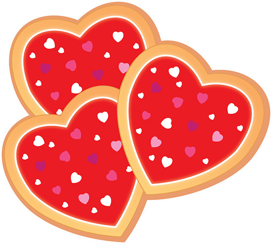free valentine cookie clipart - photo #1