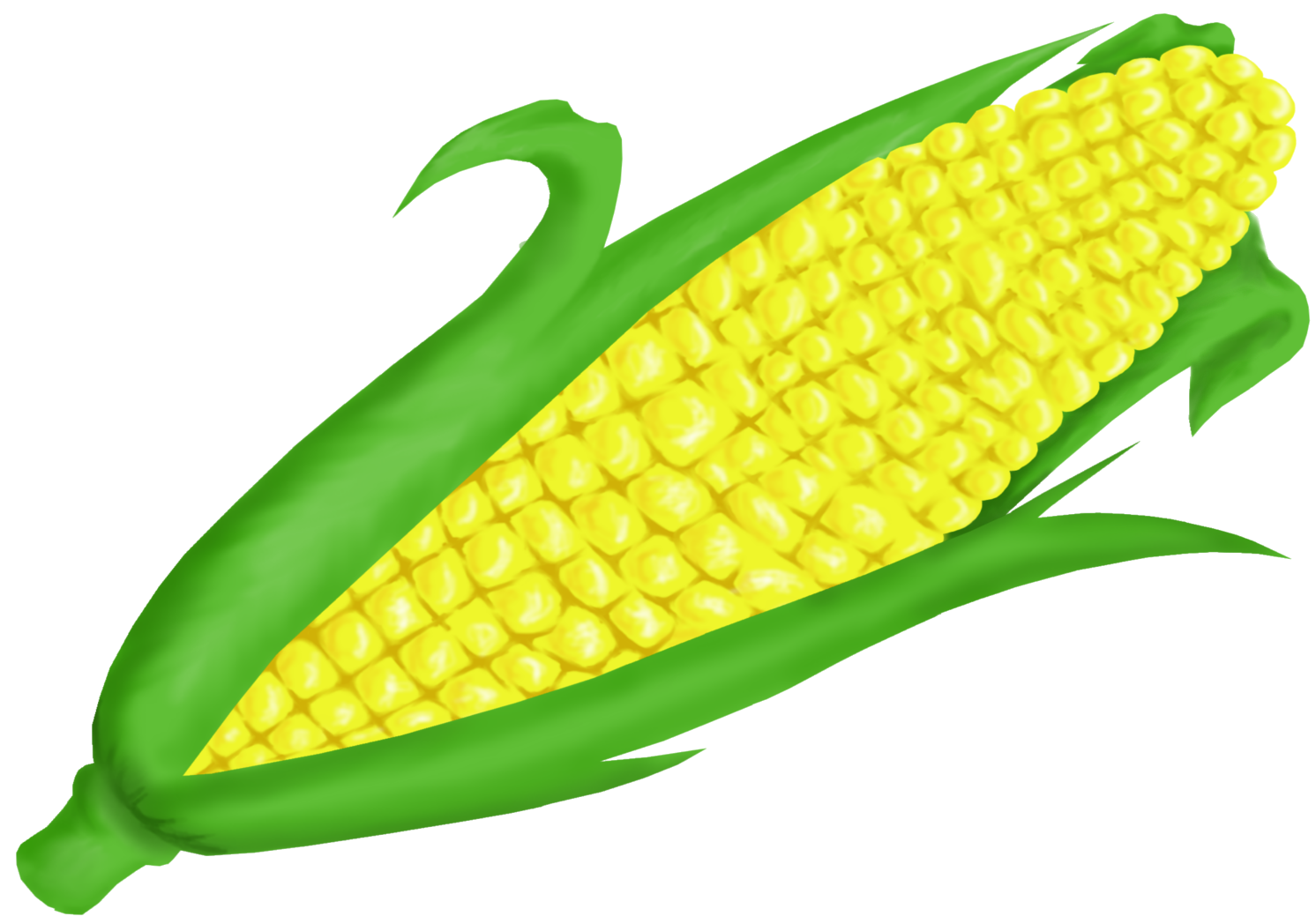 Corn coloring clipart - Clipartix