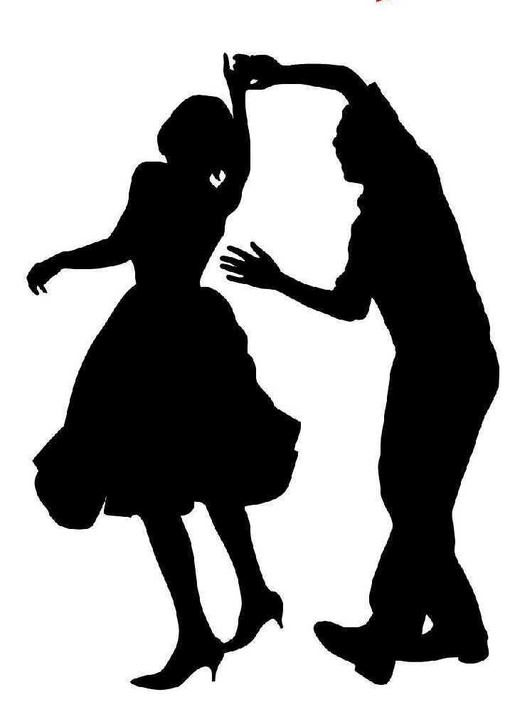 free black and white dance clip art - photo #19