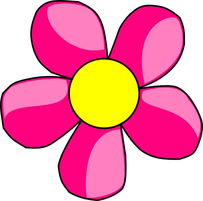 flower clip art color - photo #47