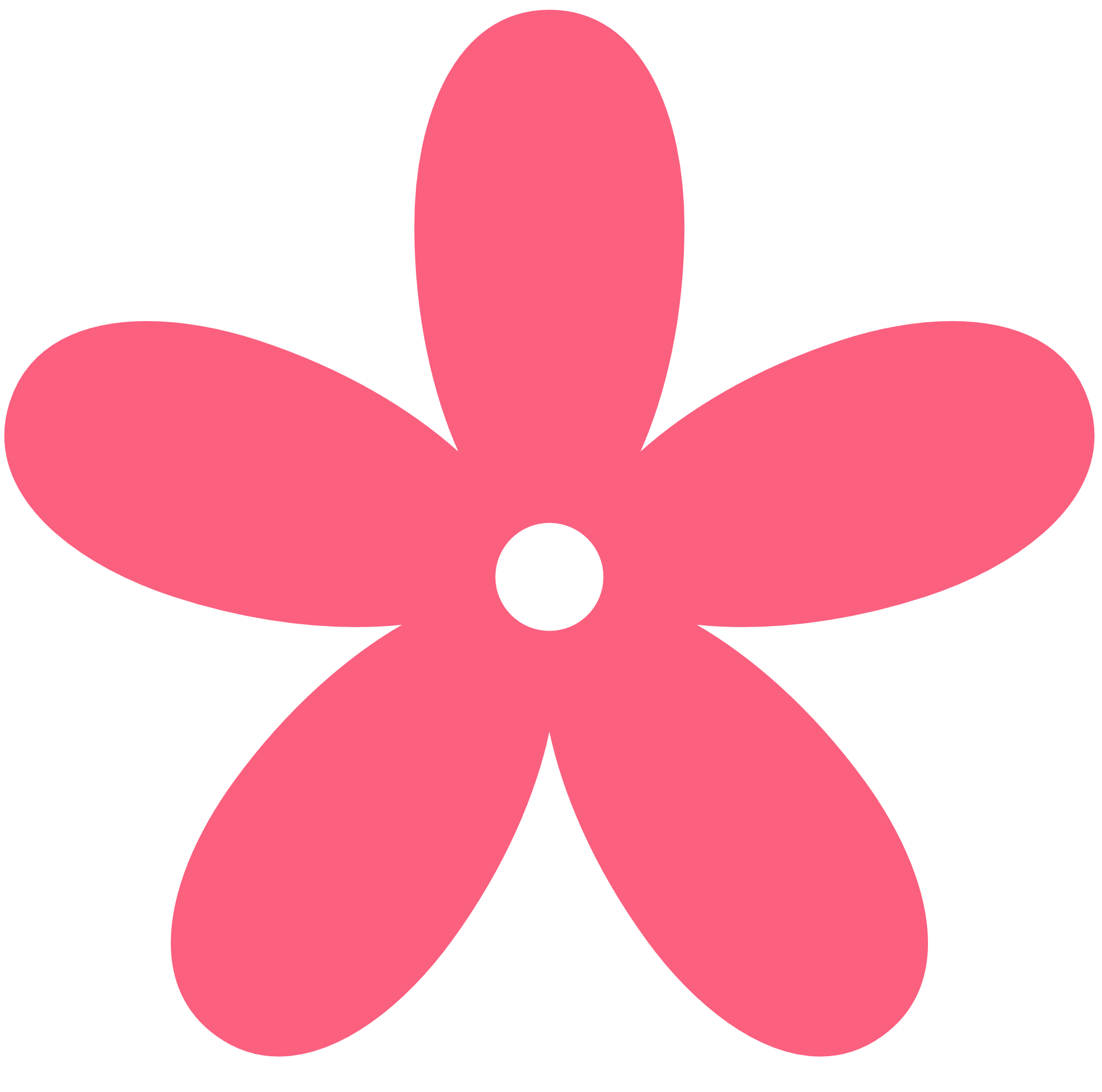 Flowers hot pink flower clipart free clipart images