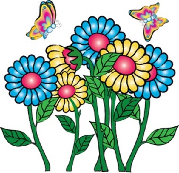 Free clip art graphics flowers free flower clipart cards