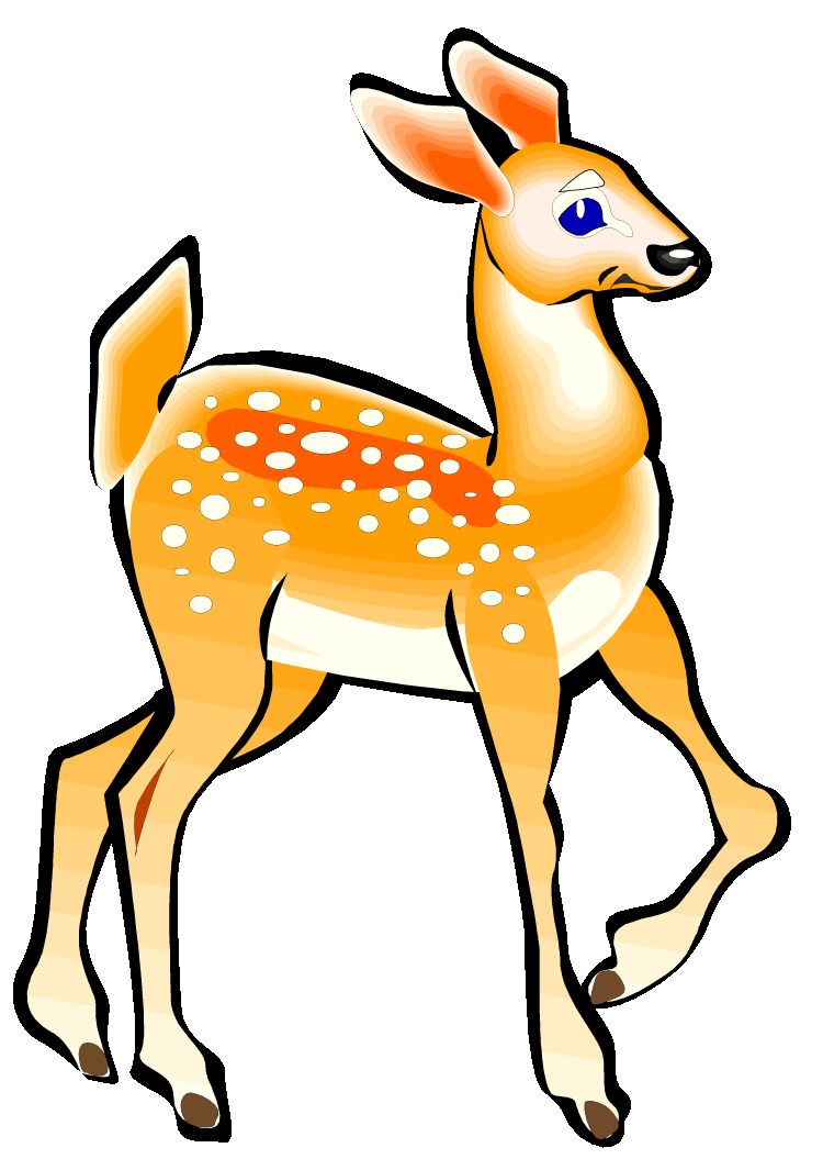 free clipart cartoon deer - photo #14
