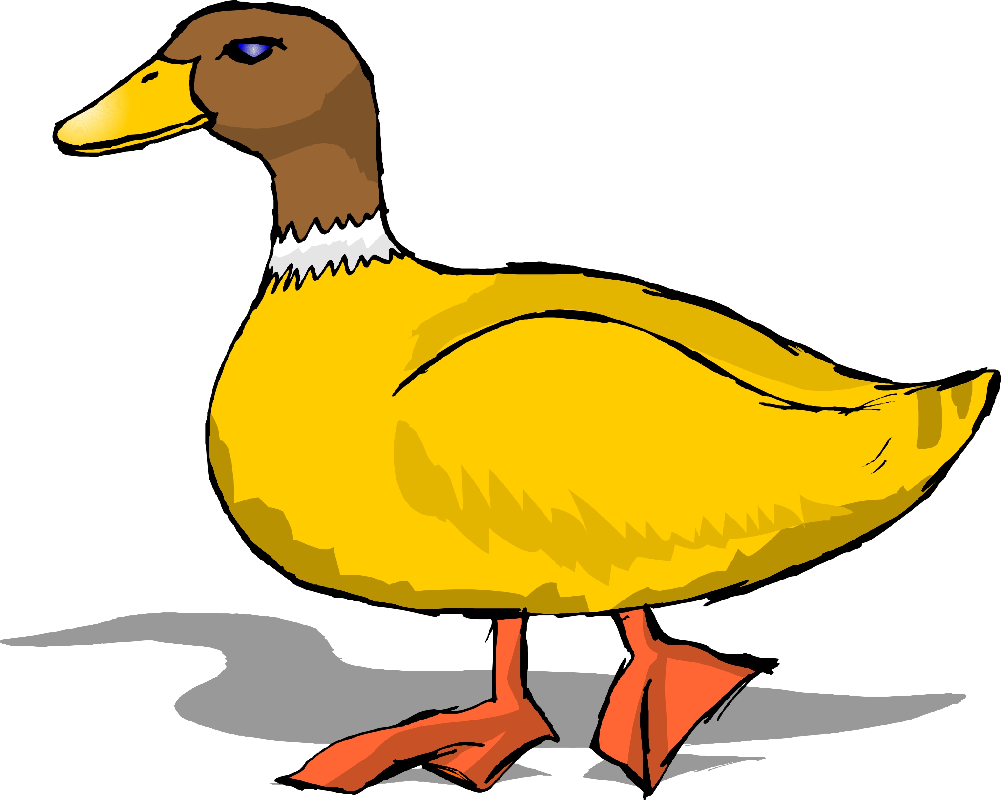 Duck clip art image Clipartix