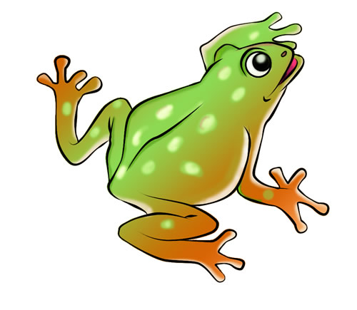 free clipart frog cartoon - photo #50