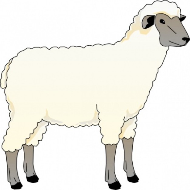 free clip art cartoon sheep - photo #10
