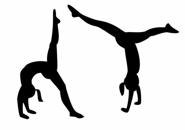 free clip art gymnastics cartoon - photo #45