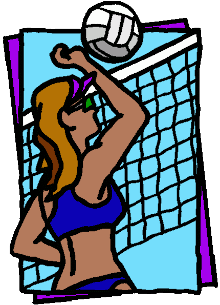 volleyball game clipart - photo #16