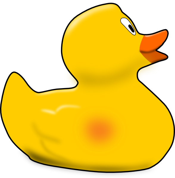 yellow duckling clipart - photo #25