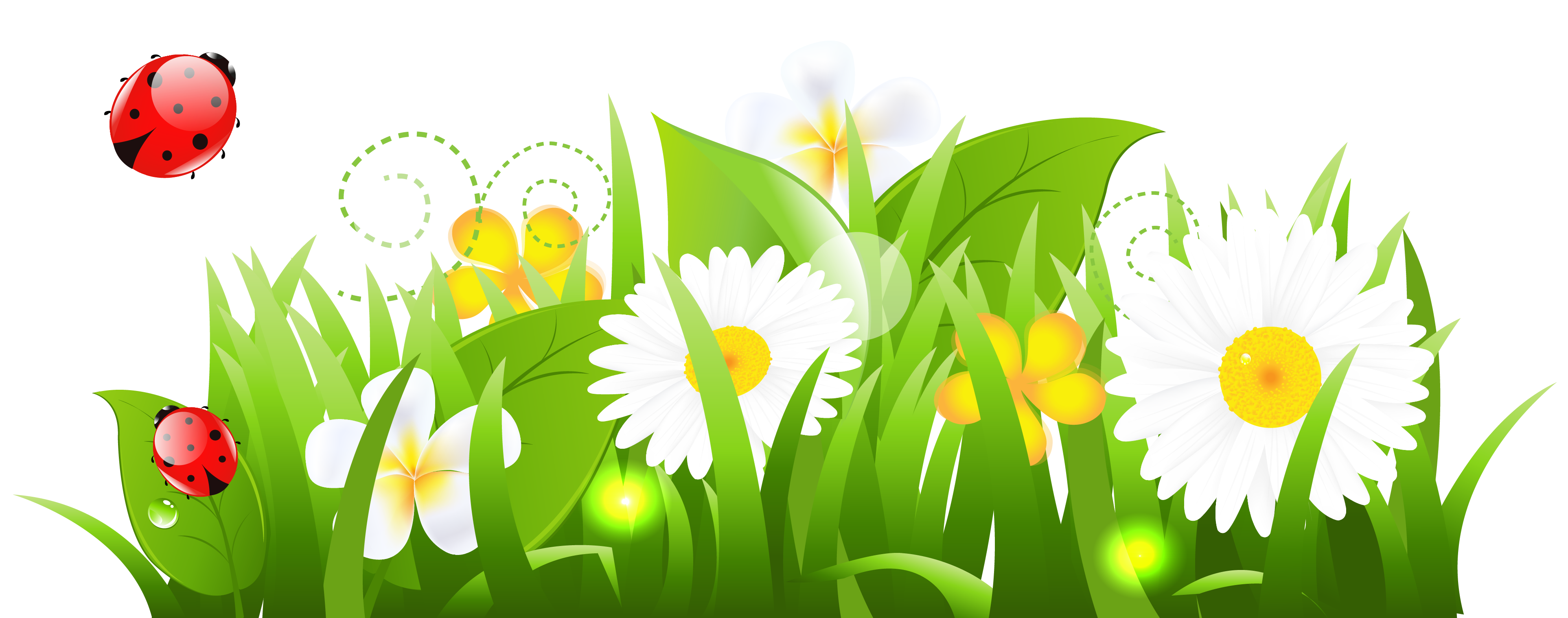 free clipart grass and flowers - photo #3