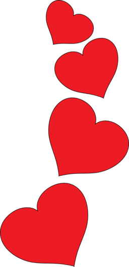red heart clip art free - photo #47