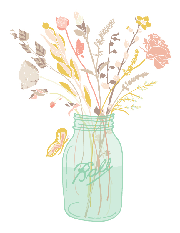 Vintage Ball Jars Clip Art – Cliparts