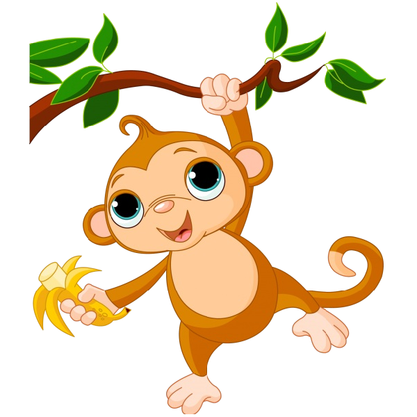 clipart monkey swinging - photo #42