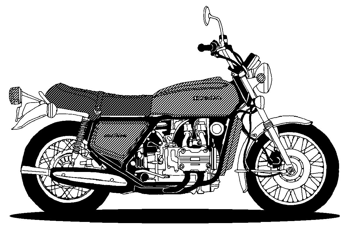 free cartoon motorcycle clipart - photo #30