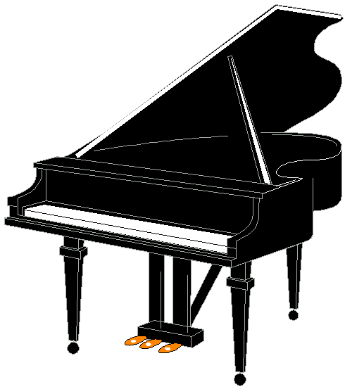 free clipart music piano - photo #10