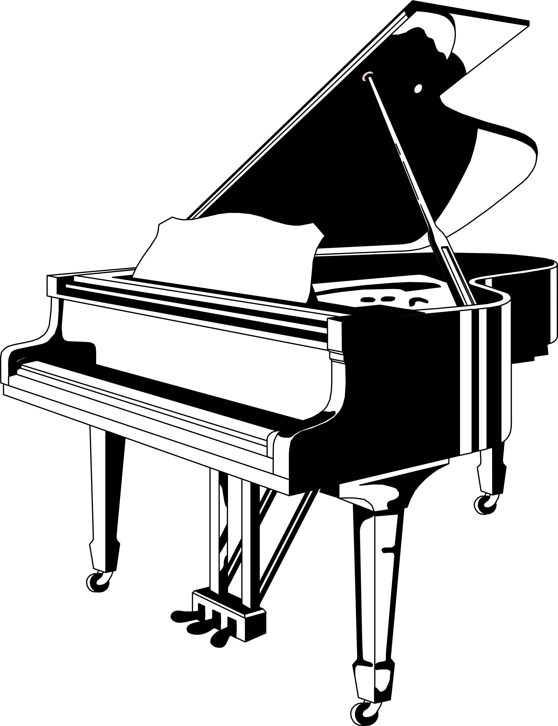 free music clip art piano - photo #25