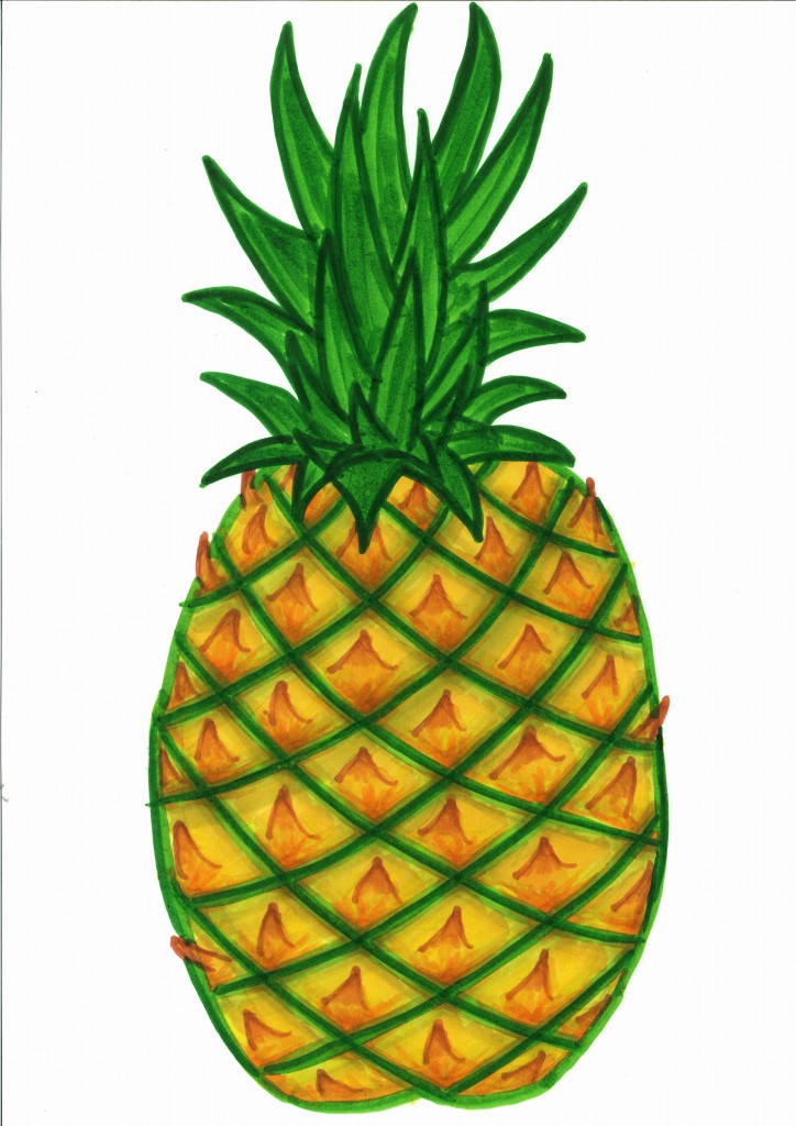 Pineapple clip art free free clipart images - Clipartix