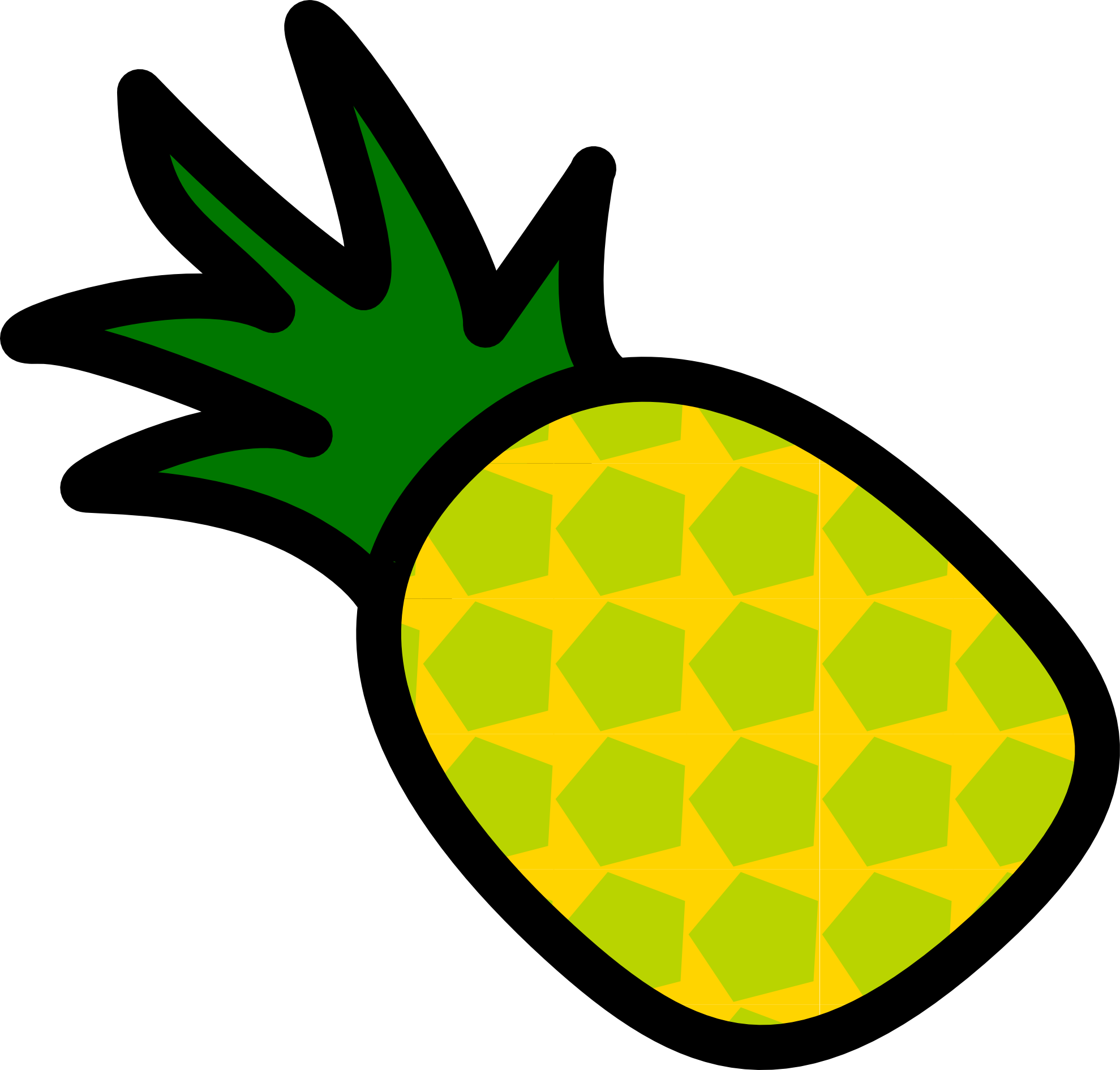 Hawaiian pineapple clipart free clip art images clipartwiz ...