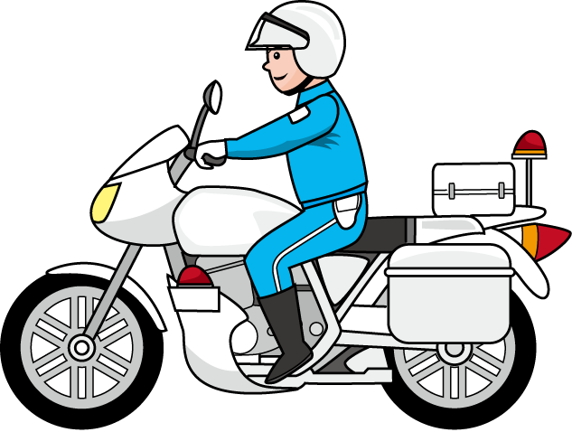 free cartoon motorcycle clipart - photo #2