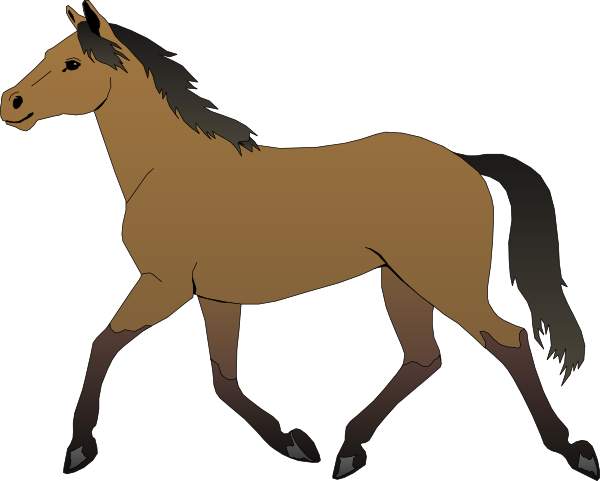 horse profile clipart - photo #32