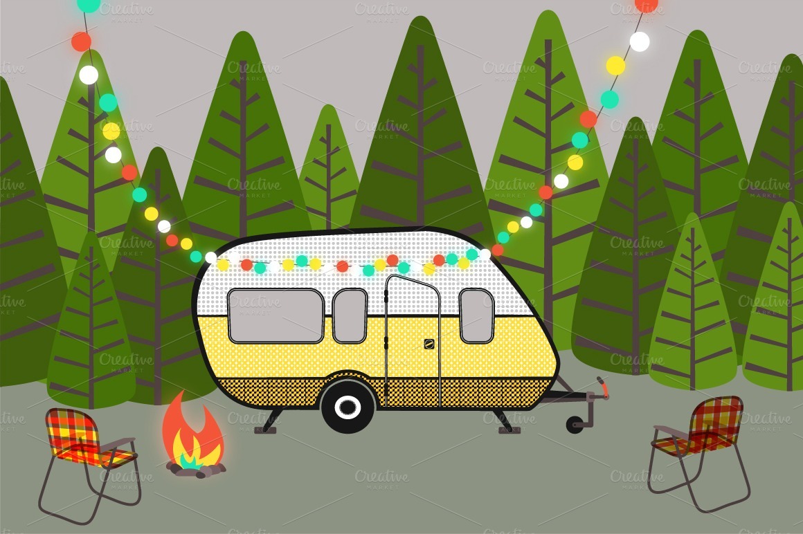 clip art camping pictures - photo #26