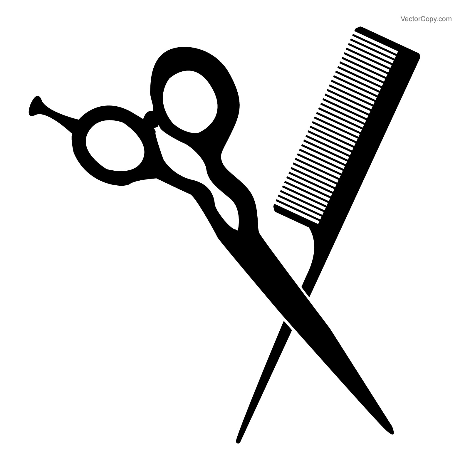 Scissors free scissor and comb clip art 2 - Clipartix