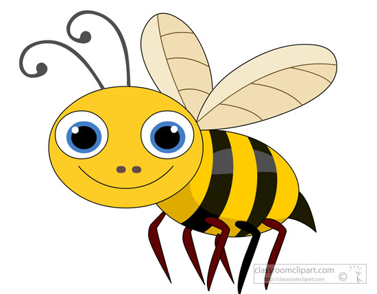 free cartoon bee clipart - photo #44