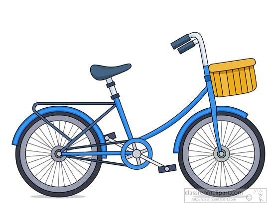 free cartoon bicycle clip art - photo #26
