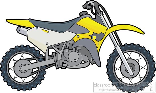 free cartoon motorcycle clipart - photo #25