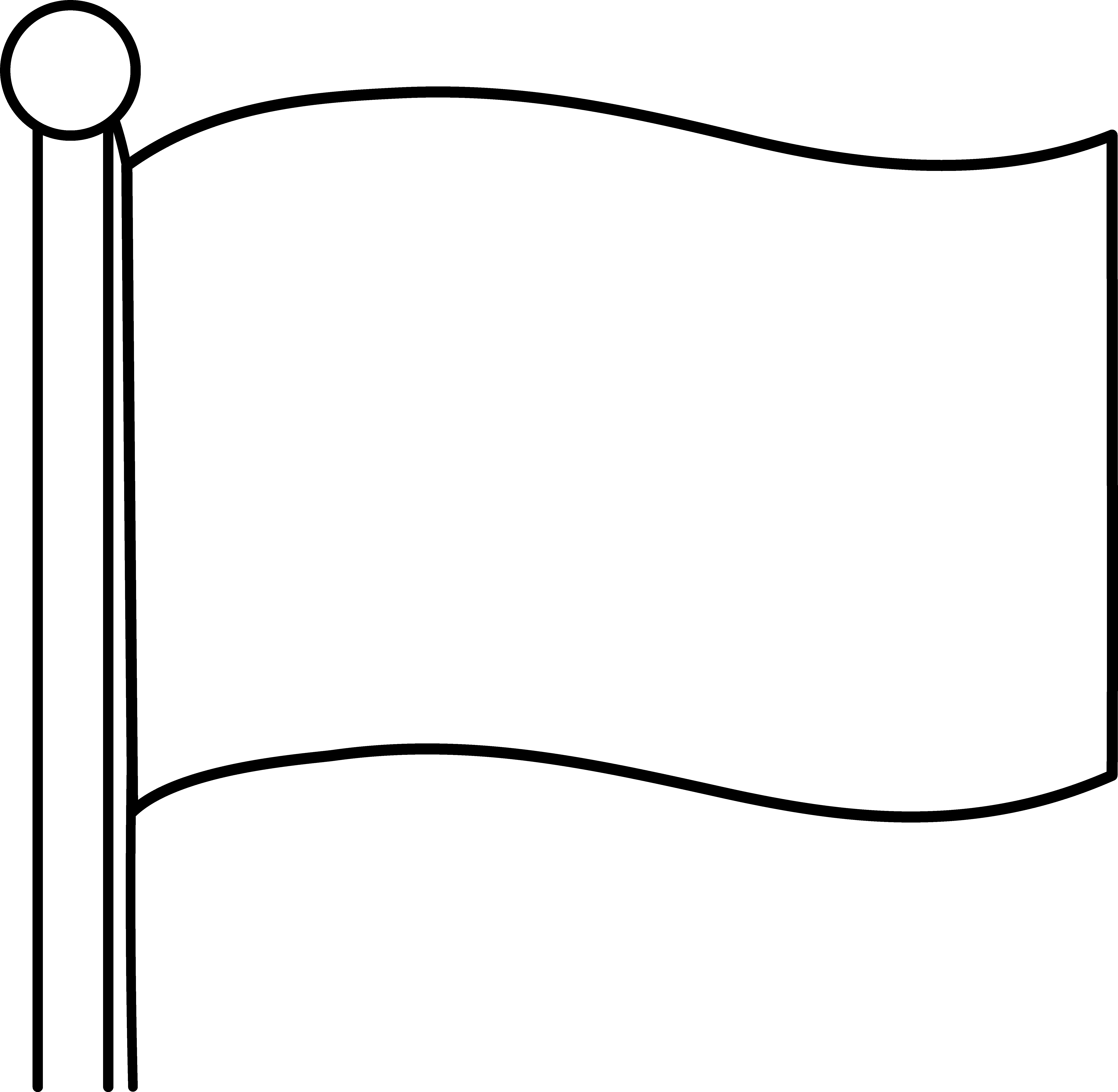 Simple blank flag design free clip art 2 Clipartix