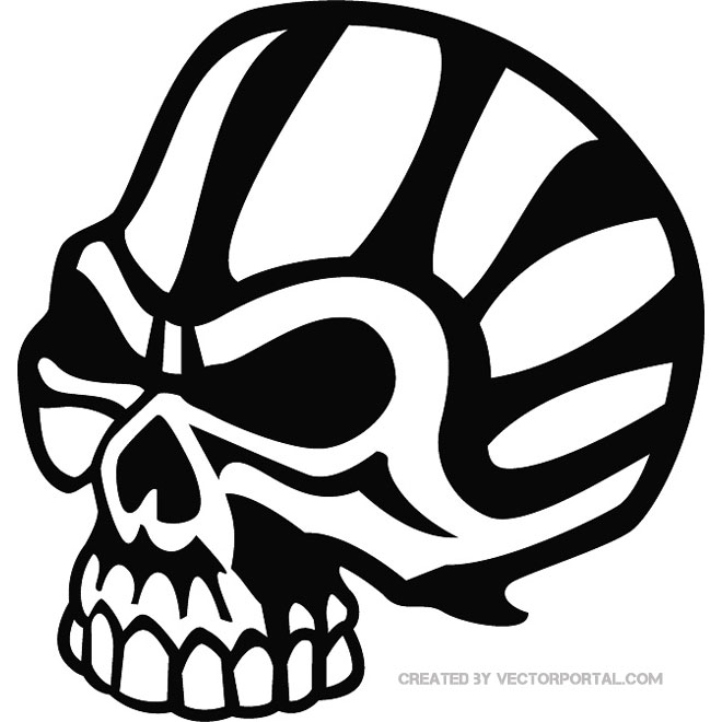 free baseball skull clipart - photo #39